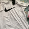 耐克(NIKE)男短袖T恤 纯棉 运动休闲 舒适百搭 AR5005-101 白色L 实拍图
