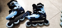 乐秀（ROADSHOW）轮滑鞋儿童溜冰鞋RSJ国际款男女可调休闲极限旱冰鞋滑冰鞋 蓝色单鞋+送轮滑包礼包 M （32-35） 抗冲击鞋壳 实拍图