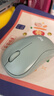 罗技（Logitech）M221 轻音鼠标 无线鼠标 办公鼠标 对称鼠标 带无线微型接收器 薄荷绿 实拍图