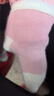 9i9婴儿袜子宝宝长筒袜新生儿网眼防蚊袜精梳棉袜松口3双0-2岁粉 实拍图
