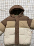 巴拉巴拉童装儿童羽绒服男童冬装撞色连帽外套上衣舒适户外时尚潮 咖色调00455-白鸭绒 110cm （充绒量74g） 实拍图