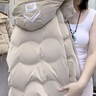 妍莉芬（yanlifen）短款羽绒棉服女2025年冬季新款外套棉袄加绒加厚宽松派克服女装 卡其 L 建议105-125斤 实拍图