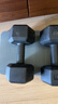 华亚（HUAYA） 包胶哑铃男士环保包塑六角手铃家用运动健身器材 5kg两只 实拍图