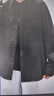 Homlean日系纯色文艺衬衫男夏季长袖打底高级感港风休闲内搭HL02黑色4XL 实拍图