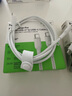 贝尔金（BELKIN）双Type-C数据线 240W快充 CtoC电源线 苹果电脑MacBook 480Mbps快传 1米编织款 白色 CAB025 实拍图
