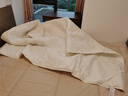 富安娜家纺床垫 全棉面料抑菌保护床垫中垫 双人加大防滑白 180*200cm 实拍图