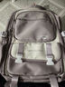 威纳登书包女学生新款初中生高中生大容量旅行背包简约轻便高颜值双肩包 卡其色（不带挂件） 实拍图