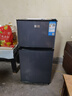 志高（CHIGO）小冰箱迷你小型家用冷藏冷冻两用宿舍出租房用双门办公室电冰箱节能省电 【一级能效】98L灰色【三天约一度电】 实拍图