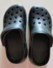 卡帝乐鳄鱼洞洞鞋女士凉鞋夏季休闲沙滩鞋软底凉拖鞋子女 0808 黑色 35-36 实拍图