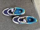 361°童鞋 儿童跑鞋四季男女童3-14岁助推科技旋钮跑鞋 蓝42 实拍图