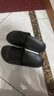 LURAD拖鞋男士女士情侣外穿室内防滑洗澡厚底凉拖家居拖鞋 黑色 40-41 实拍图