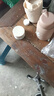 【京东物流送货上门】萌萌兔卡通水杯女牛奶玻璃杯创意便携杯子 咖色萌萌兔 330ml 1只 实拍图