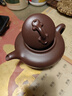 京东京造 宜兴紫砂壶手工茶壶【原矿清水泥】煮泡茶具 君德如意280ml礼盒 实拍图