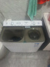 荣事达【纯铜电机】半自动双桶洗衣机家用双桶双缸强力洗涤塑桶不锈钢桶家电大型商用老式强劲动力大容量 8.5公斤 强力去污 波轮 实拍图