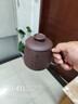 京东京造 宜兴紫砂杯手工泡茶杯【原矿紫泥】茶水分离平安喜乐杯410ml礼盒 实拍图