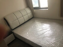 香丽华庭 皮床现代北欧大小户型双人床简约婚床实木软体床卧室家具 床+3E护脊椰棕弹簧床垫+床头柜*1 1.5米*2米框架结构款(升级床板) 实拍图