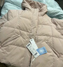 森马（Semir）90绒羽绒服女短款小宽松连帽高蓬面包服冬防泼水防风立领外套百搭 【显瘦小A廓形】橡皮粉（白鸭绒）61214 M 实拍图