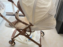 TianRui婴儿推车高景观双向可坐可躺可折叠轻便携带四轮万向可换向婴儿车 三代-慕斯摩卡 3D护脊 四轮万向 实拍图