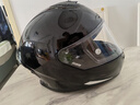 GSB摩托车头盔冬季防冻保暖男女盔3C电动车摩托车通勤竞速头盔gsb361 闪光黑配透明镜片+顺丰快递 XL（建议57-58头围） 实拍图