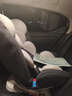 贝蒂乐（happybe）儿童安全座椅汽车用0-12岁婴儿宝宝360度旋转车载座椅ISOFIX接口 灰蓝色（钢骨架+可躺睡调节） 实拍图