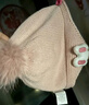 柠檬宝宝婴儿帽子护耳毛线帽宝宝儿童帽子保暖防风 卡德大象米 44-48 实拍图
