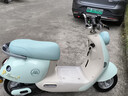 爱玛（AIMA）露娜长续航电动车女士时尚成人代步智能电动轻便摩托车 露娜/优悦 浅柠绿【花瓣轮毂+1000W电机】 实拍图