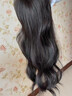 假发女韩式中分刘海大波浪自然长卷发方圆脸全头套式伪娘男娘变装 【黑茶色】 长发 60cm 送发网 实拍图