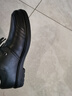 七匹狼（SEPTWOLVES）皮鞋男百搭男鞋舒适正装鞋商务休闲鞋德比鞋8383031058 黑色 40  实拍图