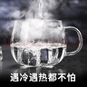 富光花茶杯 男女士茶水分离杯子 双层办公泡茶玻璃杯带把高硼硅水杯 实拍图