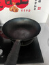 炊大皇铁锅家用无涂层不锈炒锅燃气灶专用炒锅炒菜锅平底锅极铁锅34cm 实拍图
