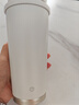 京东京造保温杯双饮口咖啡杯【陶瓷内胆-316不锈钢】 500ML白金色 实拍图