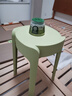 全品屋【销量NO.1】凳子家用塑料凳子板凳加厚凳子餐凳圆凳可叠放风车凳 加厚防滑耐磨4把装-粉绿蓝橘 实拍图