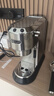 德龙（Delonghi）【政府补贴】咖啡机 半自动咖啡机 小型家用意式浓缩15Bar泵压式 手动打奶泡EC885.M EX:4 银色 实拍图