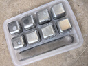 四万公里304不锈钢冰块 冰格冰粒方形速冷金属冰块神器冰块模具8粒装 实拍图