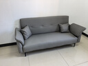 韶宜沙发客厅2025新款小户型可折叠沙发床一体两用简约猫抓皮布艺沙发 浅灰色 【免洗五防猫抓皮】 三人位【长1.7*0.95米】 实拍图