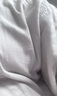 无印良品（MUJI） 女式 无侧缝双层纱织睡衣女士家居服春秋纯棉条纹格纹长袖 女款 浅米色格纹 M (上装160/84A下装160/66A) 实拍图