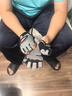 匹克【两只装】健身手套男女运动骑行半指训练引体向上单杠护具 灰XL 实拍图