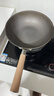 京东京造 钛麟纹纯钛炒锅Pro 家用无涂层炒菜平底锅电磁炉燃气灶通用30cm 实拍图