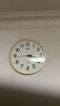 康巴丝（Compas）挂钟客厅 12英寸简约静音客厅石英钟表挂墙时钟 C2866 金色30.5cm 实拍图