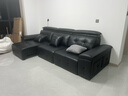BOJO电动功能沙发床一体两用2025新款小户型客厅意式真皮艺劳伦斯9012 3.2m三人位（三电动） 接触面真皮 实拍图