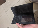 滕阁厢男士钱包长款皮夹钱包男学生复古多功能竖款卡包个性薄款青年皮包 黑色 实拍图