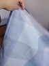 南极人（Nanjiren）纯棉床单200x230cm加厚全棉磨毛床单单件双人家用被单枕套三件套 杏林之恋-蓝【100%加厚磨毛 锁温保暖 】 180x230cm床单（适合1.35米床） 实拍图