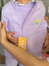 巴拉巴拉巴拉巴拉男童毛衣开衫秋款女童宝宝针织衫小童上衣新年拜年服潮 紫色调-黄色小花-00477 100 实拍图
