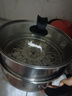 炊大皇304不锈钢汤锅+蒸屉 汤蒸炖锅蒸锅双耳煮粥煮面 22cm 电磁炉通用 实拍图