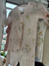 全棉时代纯棉新生婴儿连体衣服抗菌纱布满月宝宝春夏 花园物语粉 80码 实拍图