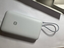 小米（MI）【3C认证】小米自带线充电宝 20000 22.5W 浅灰 可上飞机/火车多彩便携  iPhone安卓可用 实拍图