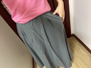 半身裙子女夏季2025新款山本文艺法式收腰中长款学院风大摆伞裙子 奶茶灰【山本裙】 均码 （80-140斤） 实拍图
