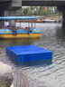 泡沫船浮板船泡沫板浮筒船码头浮桥水上平台简易船撒网浮漂浮台 蓝色 1mx1mx厚20cm 实拍图