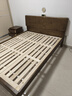 全友家居 胡桃木色实木床多功能现代简约主卧室双人大床1.5x2米家具 实拍图
