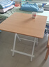 麦芽图图可折叠餐桌小户型家用简易饭桌吃饭桌子出租房屋户外便携桌椅组合 原木70*70*74 实拍图